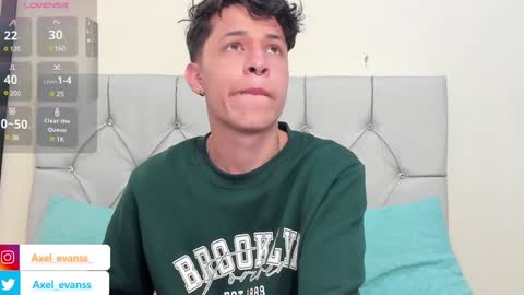 Axel Evanss online show from February 7, 2:15 pm