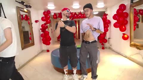 THOMAS AND DAMIAND online show from February 22, 5:34 am