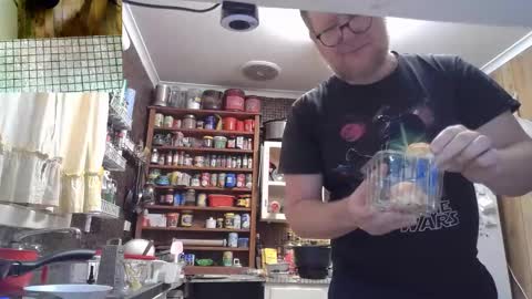 Snapshot of cookieliquor chatting on October 15, 8:16 pm Cookie - I do cooking streams occasionally. Next stream  online show from October 15, 8:16 pm