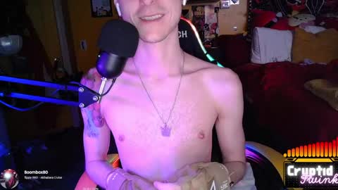 CryptidTwink online show from April 12, 6:15 am