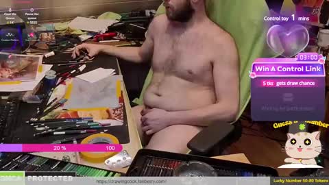 Snapshot of drawingcock chatting on January 29, 4:41 pm drawingcock online show from January 29, 4:41 pm