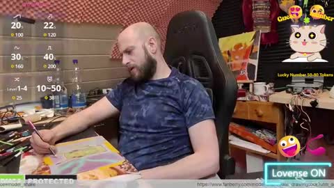 Snapshot of drawingcock chatting on January 20, 12:07 pm drawingcock online show from January 20, 12:07 pm