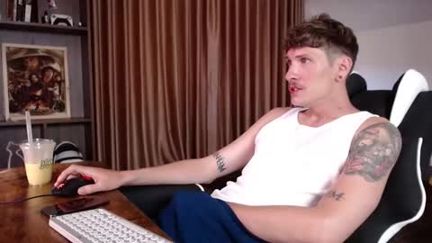 Gregblonde  Alextattoo online show from October 4, 1:54 am