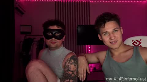 Carl and Alex X infernollust online show from July 11, 5:04 pm