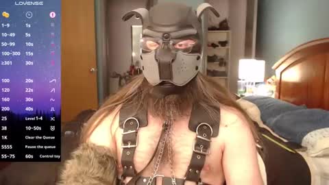 kinkywolf87 online show from December 3, 7:00 pm