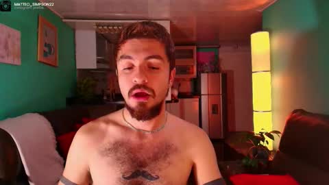 Snapshot of matteo_simpson chatting on October 29, 1:08 am Matteo simpson online show from October 29, 1:08 am