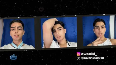 Snapshot of owenblue__ chatting on October 13, 1:44 am Owen  Independent model  online show from October 13, 1:44 am