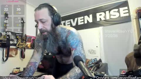 StevenRiseNYC online show from March 20, 12:53 pm