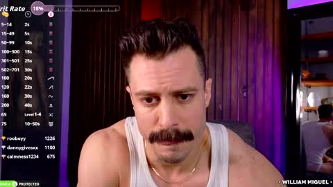 William Miguel online show from March 23, 2:39 am