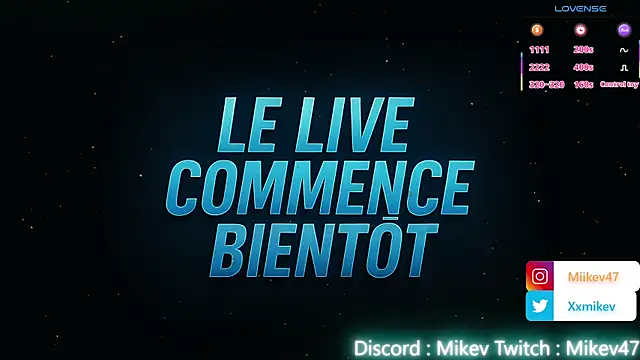 Snapshot of Mikev chatting on October 20, 6:01 pm Mikev online show from October 20, 6:01 pm