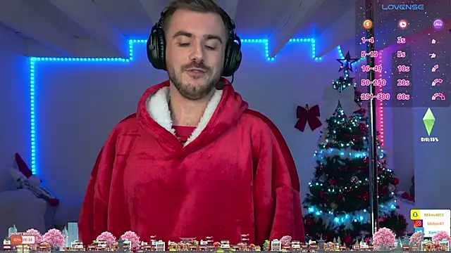 Snapshot of Mikev chatting on December 2, 7:03 pm Mikev online show from December 2, 7:03 pm