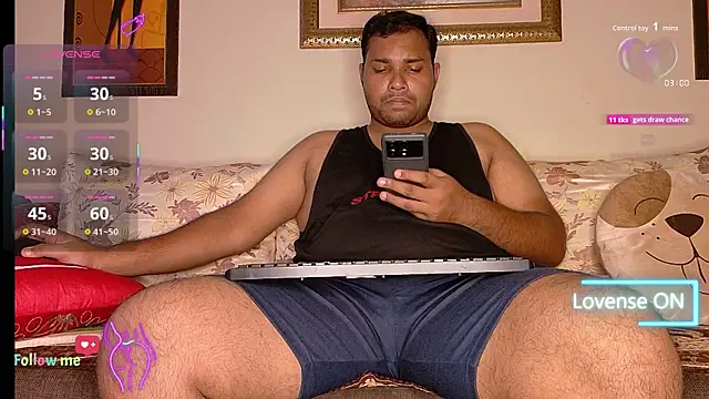 Naughty Rohan  online show from October 13, 3:07 pm