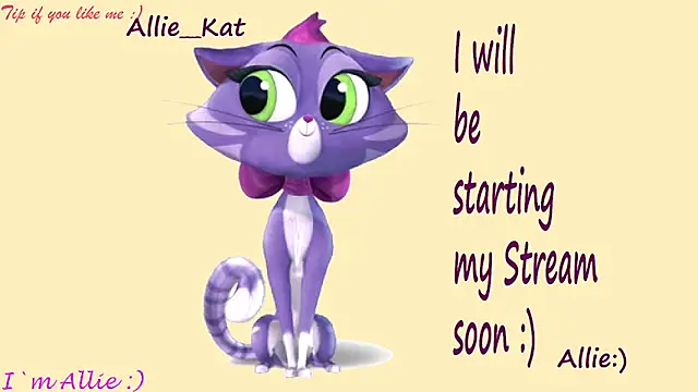 Allie Kat online show from June 14, 1:13 pm