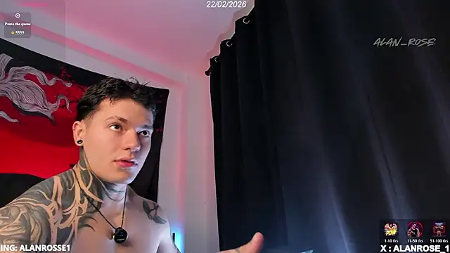 AlanRose01 online show from February 22, 11:33 am