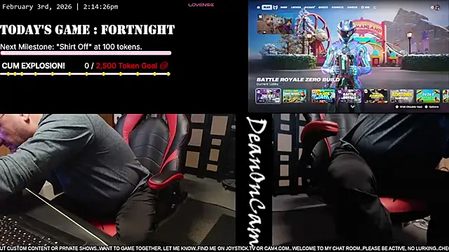 DeanonCam online show from February 3, 8:14 pm