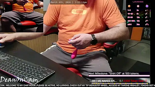 DeanonCam online show from March 4, 9:22 pm