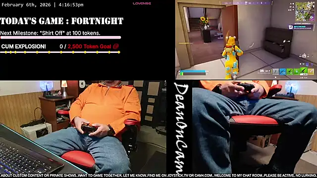 DeanonCam online show from February 6, 10:17 pm