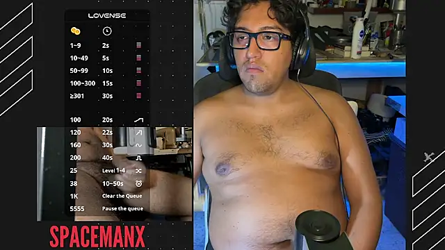 spacemanx eddy online show from July 8, 5:00 am