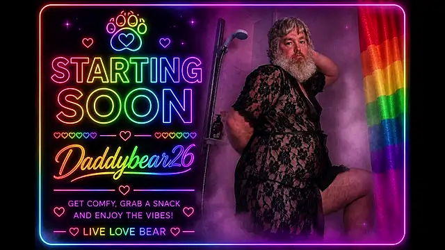 Daddybear26 online show from June 26, 6:32 pm