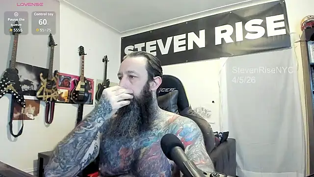 StevenRiseNYC online show from April 5, 12:34 pm