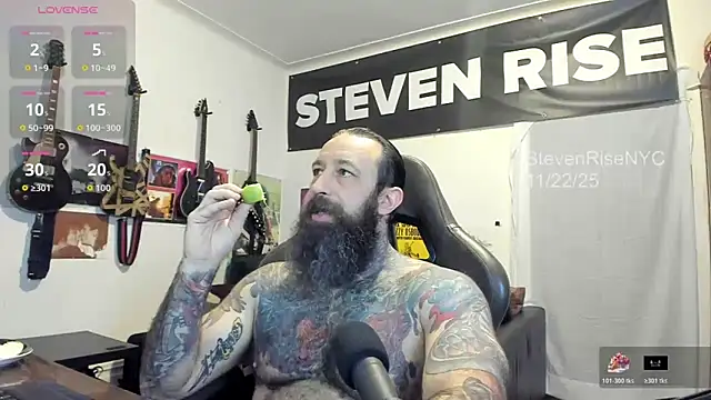 StevenRiseNYC online show from November 22, 10:31 pm